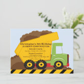 建築トラック誕生パーティー 招待状 (スタンド正面)