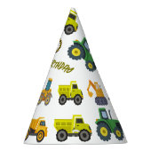 建築トラック誕生日キャップ パーティーハット (右)