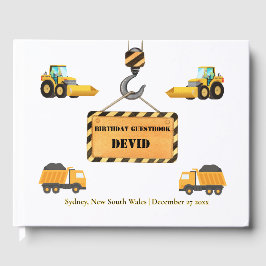 建築トラック誕生日ゲストハウス ゲストブック