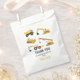 建築トラック誕生日パーティーありがとう フェイバーバッグ