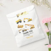 建築トラック誕生日パーティーありがとう フェイバーバッグ (封をした状態)