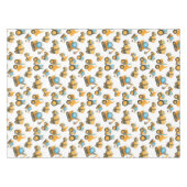 建築トラック誕生日パーティーデコレーション テーブルクロス (正面(横))