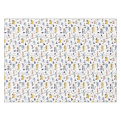 建築トラック誕生日パーティーデコレーション テーブルクロス (正面(横))