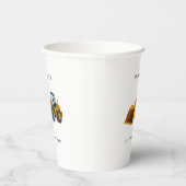 建築トラック誕生日パーティーデコレーション 紙コップ (右)