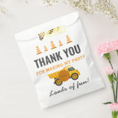 建築トラック誕生日パーティー フェイバーバッグ (封をした状態)