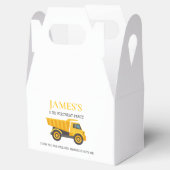 建築トラック誕生日パーティー フェイバーボックス (オープン)