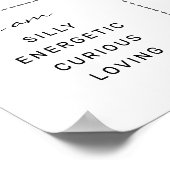 建築トラック誕生日フォトマイルストーンサイン ポスター (角)