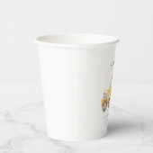 建築トラック誕生日紙カップ 紙コップ (右)