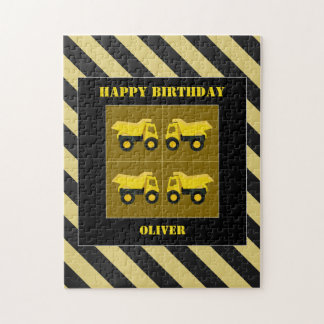 建築トラック誕生日 ジグソーパズル