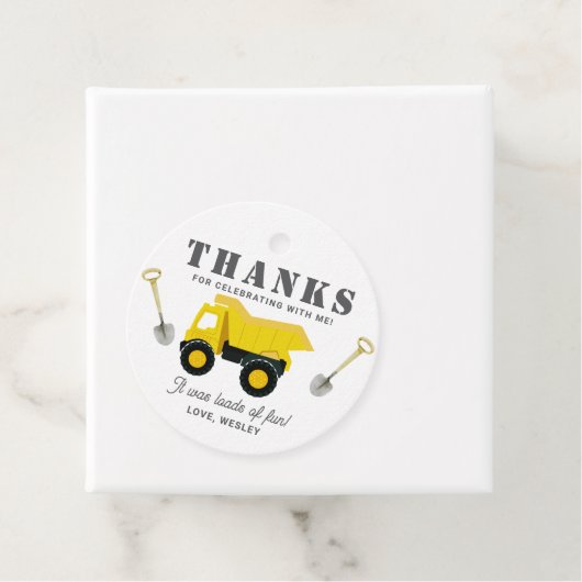 建築トラック誕生日 フェイバータグ (インサイチュ)