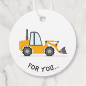 建築トラック誕生日 フェイバータグ (正面)