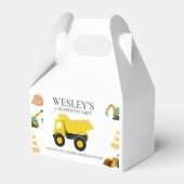 建築トラック誕生日 フェイバーボックス (正面サイド)