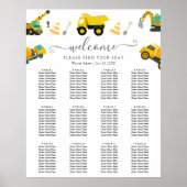 建築トラック誕生日 ポスター (正面)