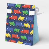 建築トラック赤ちゃんシャワー フェイバーボックス (裏面サイド)