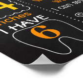 建築トラック車の下誕生日ボード ポスター (角)