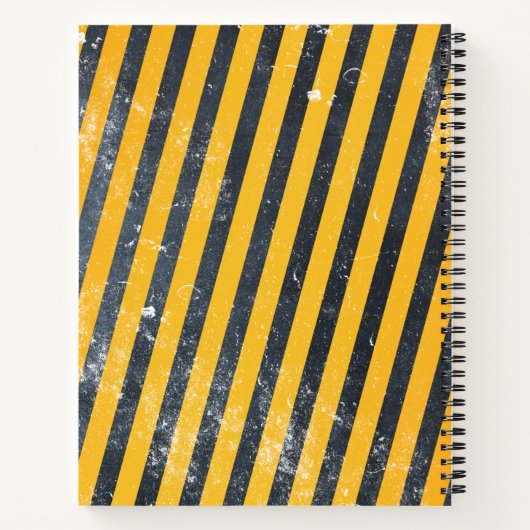 建築トラック重機械少年の名前 ノートブック (裏面)