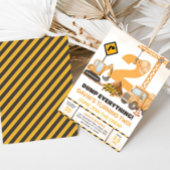 建築トラック2nd誕生日パーティー 招待状