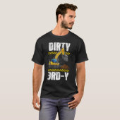 建築トラック3rd誕生日ボーイショベル3 Di Tシャツ (正面フル)