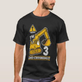 建築トラック3rd 3ディガービルダー tシャツ (正面)