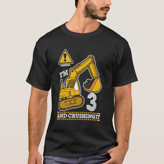 建築トラック3rd 3ディガービルダー tシャツ (正面)