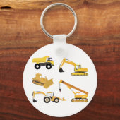 建築トラック キーホルダー (正面)