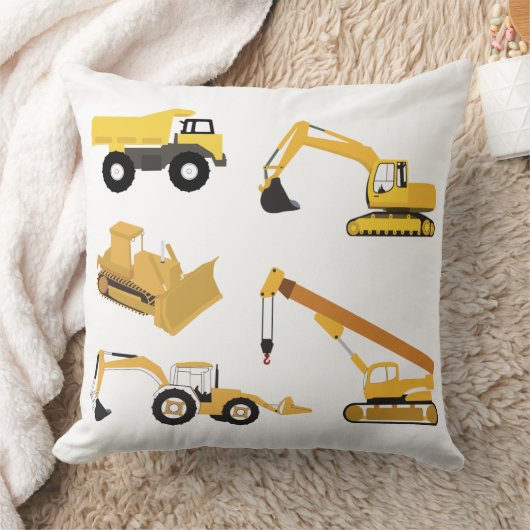 建築トラック クッション (ブランケット)