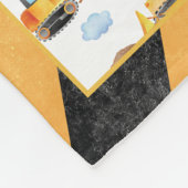 建築トラック&ビークルフリースブランケット フリースブランケット (角)