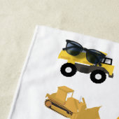 建築トラック ビーチタオル (インサイチュ)