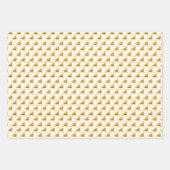 建築トラック&ブルドーザー誕生日 ラッピングペーパーシート (正面)