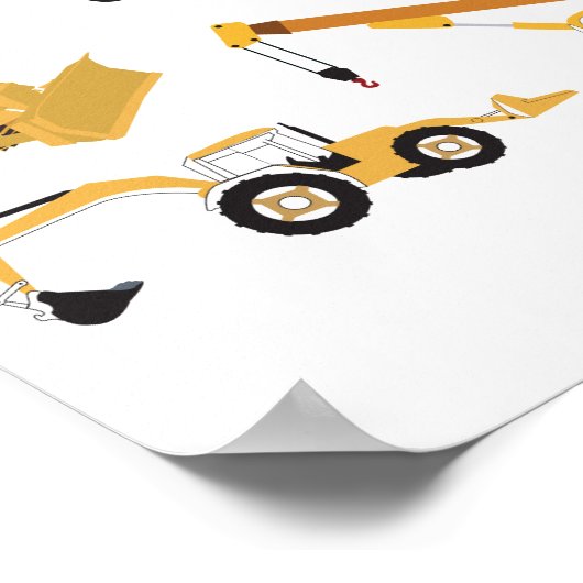 建築トラック ポスター (角)