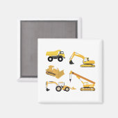 建築トラック マグネット (正面/裏面)