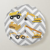 建築トラック ラウンドクッション (裏面)