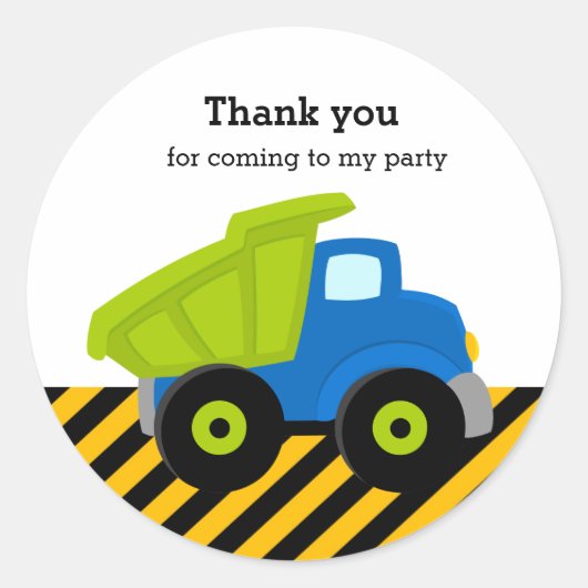 建築トラック ラウンドシール (正面)