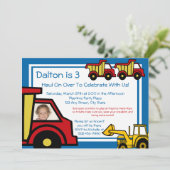 建築トラック/写真 招待状 (スタンド正面)