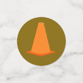 建築トラック |子供の誕生日パーティー コンフェッティ (スモール正面)