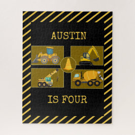 建築トラック |子供の誕生日パーティー ジグソーパズル