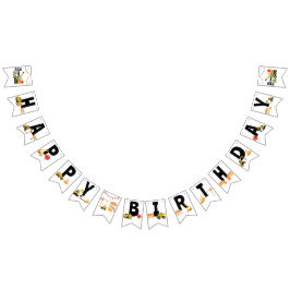 建築トラック |子供の誕生日パーティー バンティングフラッグ