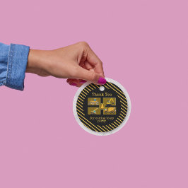 建築トラック |子供の誕生日パーティー フェイバータグ