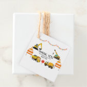 建築トラック |子供の誕生日パーティー フェイバータグ (インサイチュ)