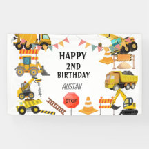 建築トラック |子供の誕生日パーティー