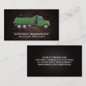 建築トラック | 汚れ 名刺 (正面/裏面)