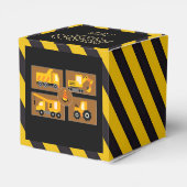 建築トラック |男の子の誕生日会感謝してい フェイバーボックス (裏面サイド)