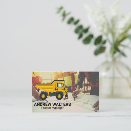 建築トラック | 設計者 名刺 (スタンド正面)