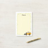 建築トラックItノート文房具 ポストイット (デスク上)