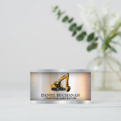 建築ドーザー |メタリック 名刺 (スタンド正面)