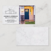 建築ハウスロゴ | ハウスポーチウォークウェイ 名刺 (正面/裏面)