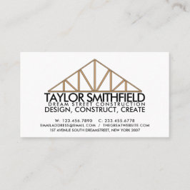 建築ハウス建物素朴名刺 名刺