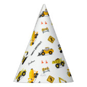 建築ハッピーバースデー名前をカスタムするany Age パーティーハット (左)