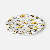 建築ハッピーバースデー名前をカスタムするany Age ペーパープレート (アングル)