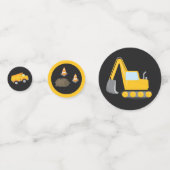 建築ハッピーバースデー- Name and Age Boy コンフェッティ (正面)